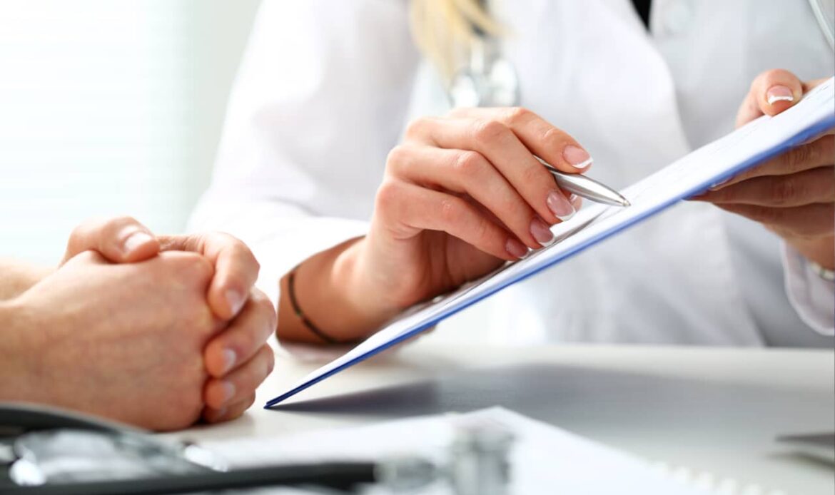 doctor explaining risks to patient informed consent consultation
