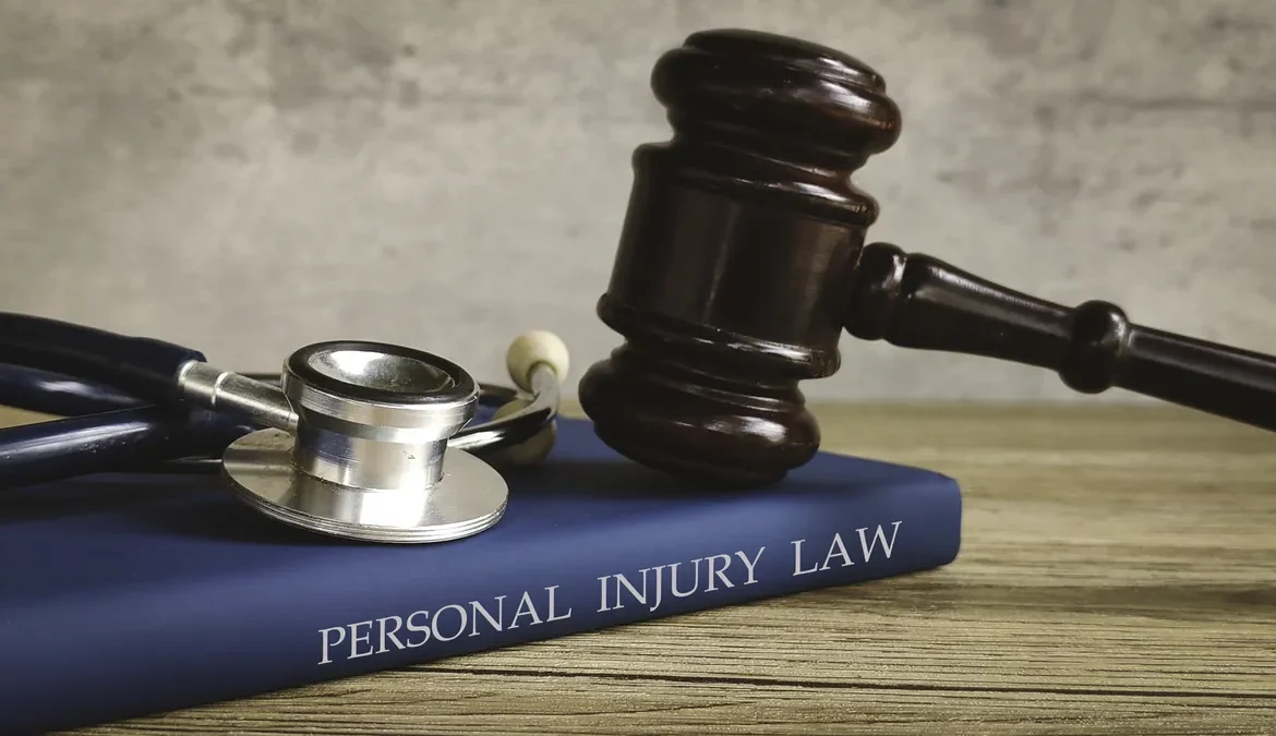 Wooden gavel and stethoscope on a personal injury law book, representing New York wrongful death claims
